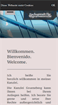 Mobile Screenshot of kanzlei-grueneberg.de